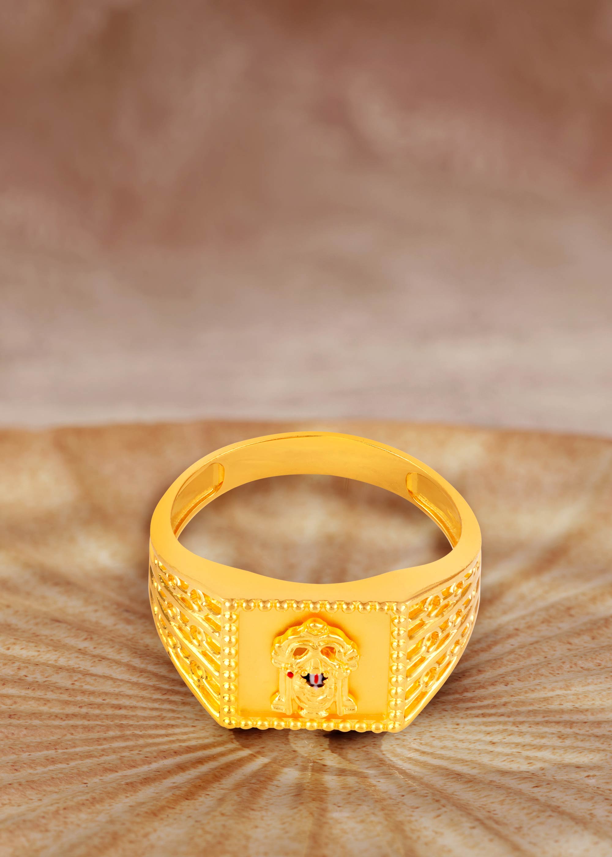 Lord Balaji 22K Gold Inspired Finger Ring