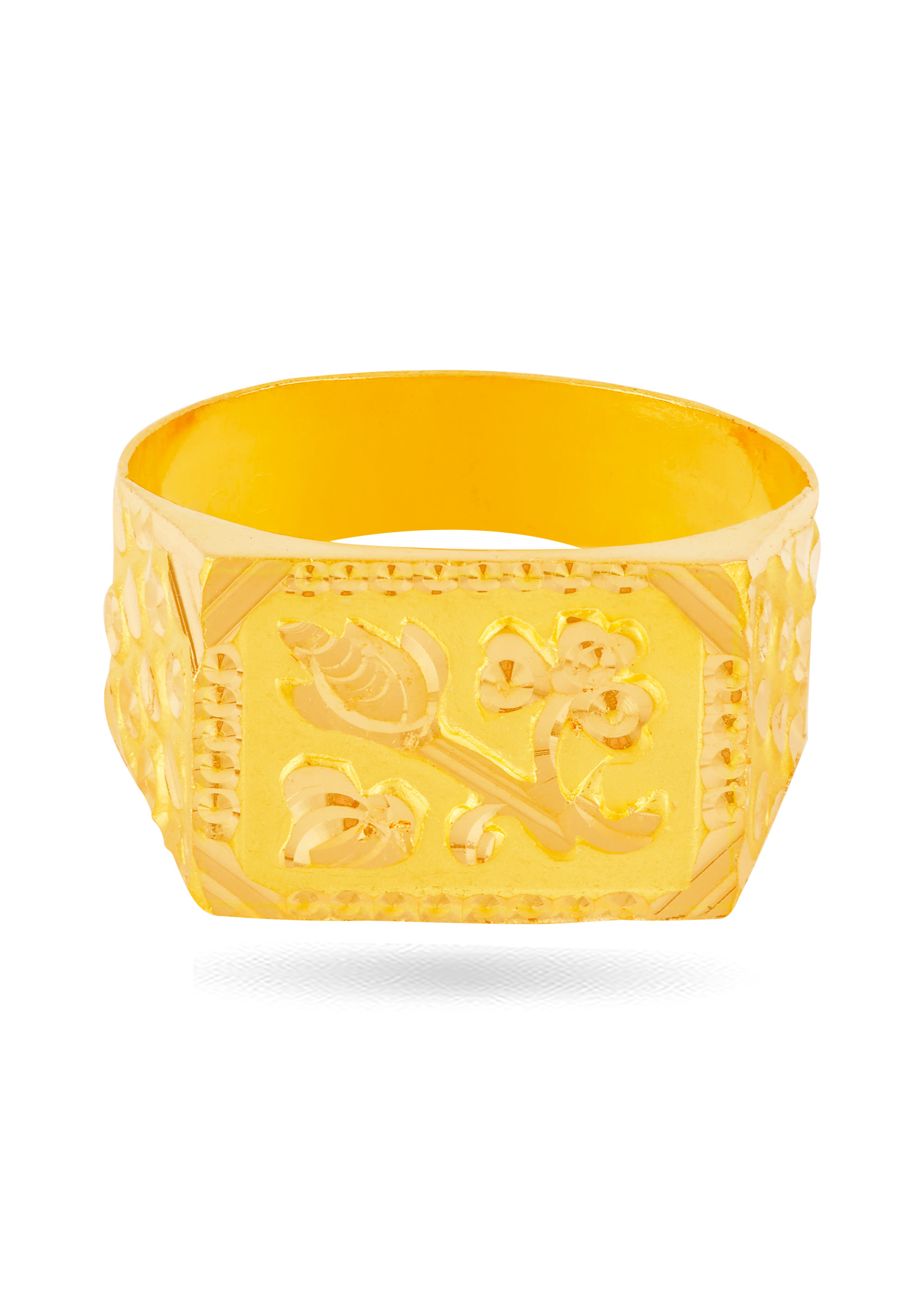Modern Minimalism 22K Gold Finger Ring