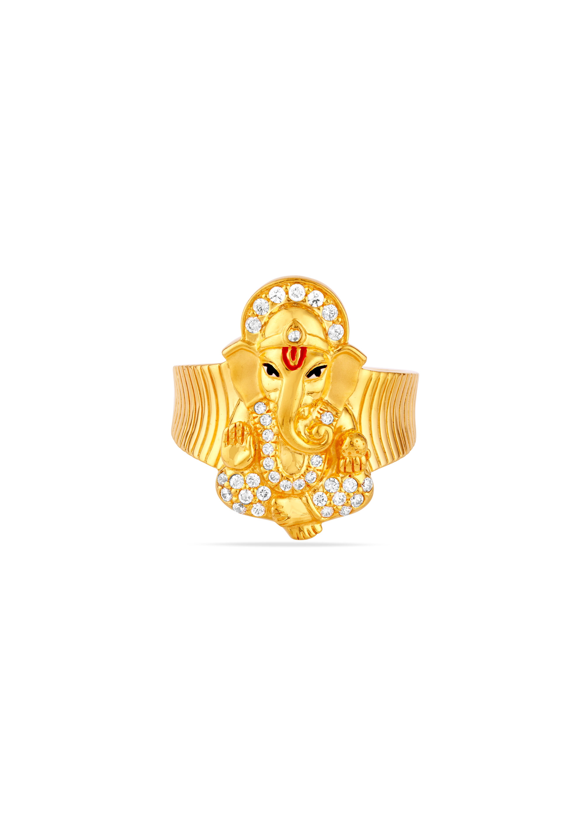 Ganesh Grace 22K Gold Finger Ring