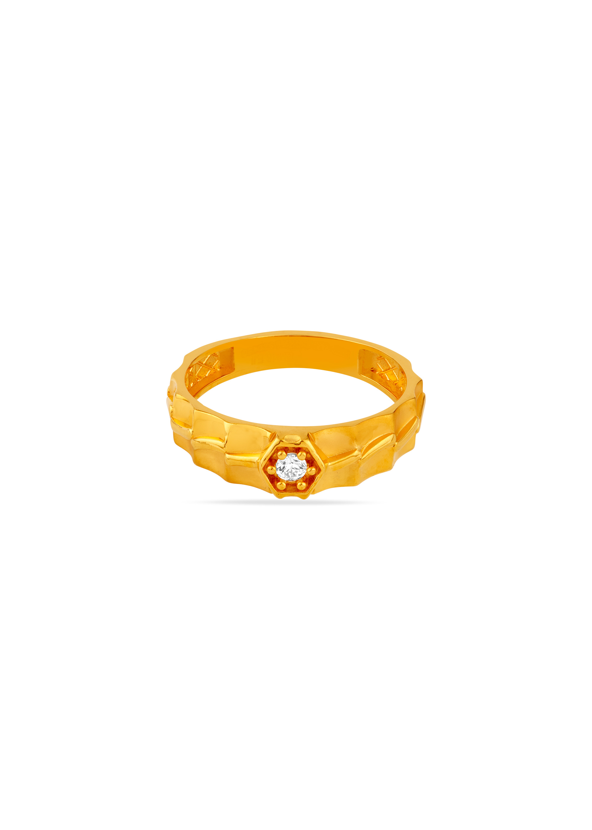 Timeless Stone 22K Gold Finger Ring