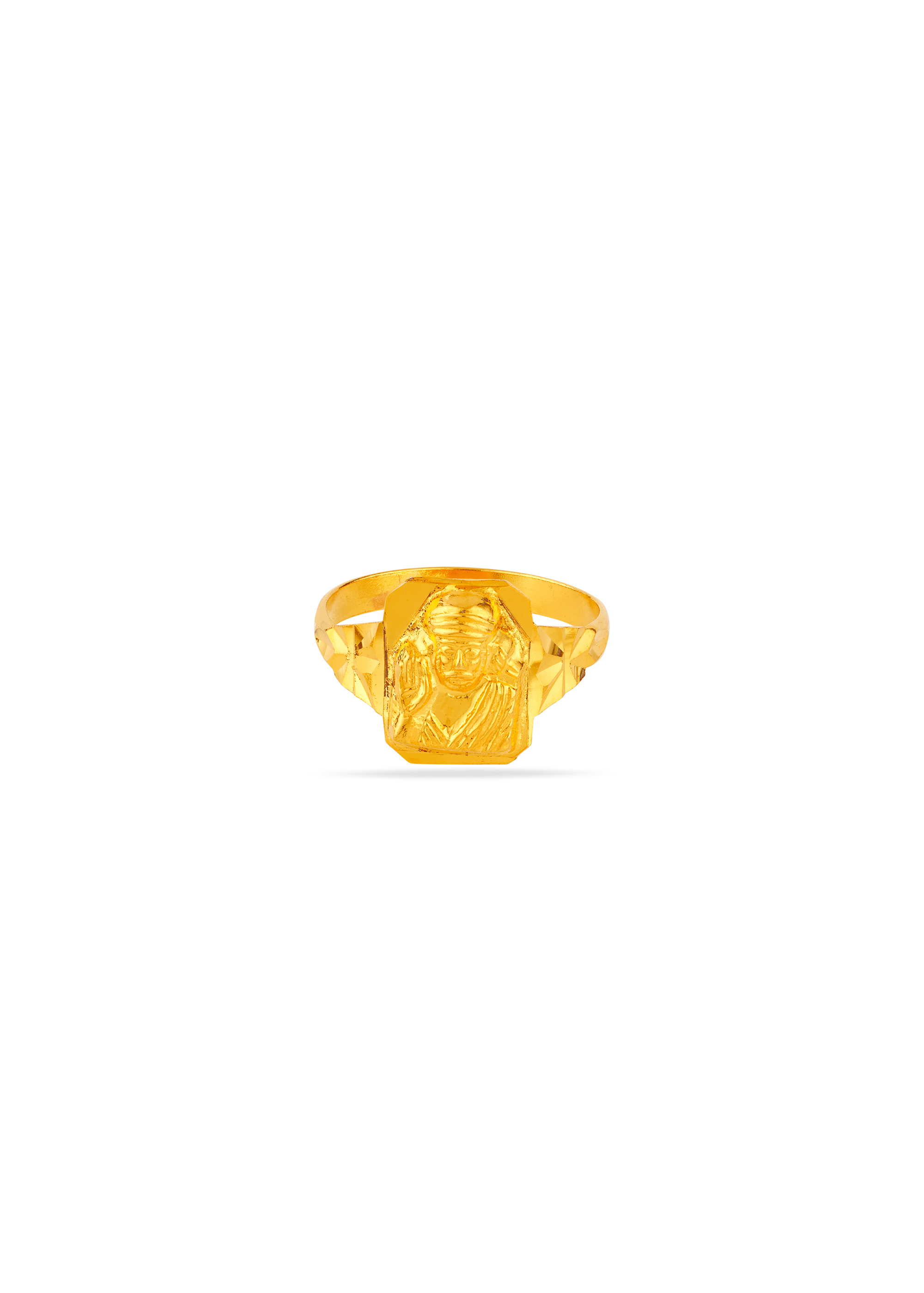 Baby Blessings 22K Gold Saibaba Finger Ring