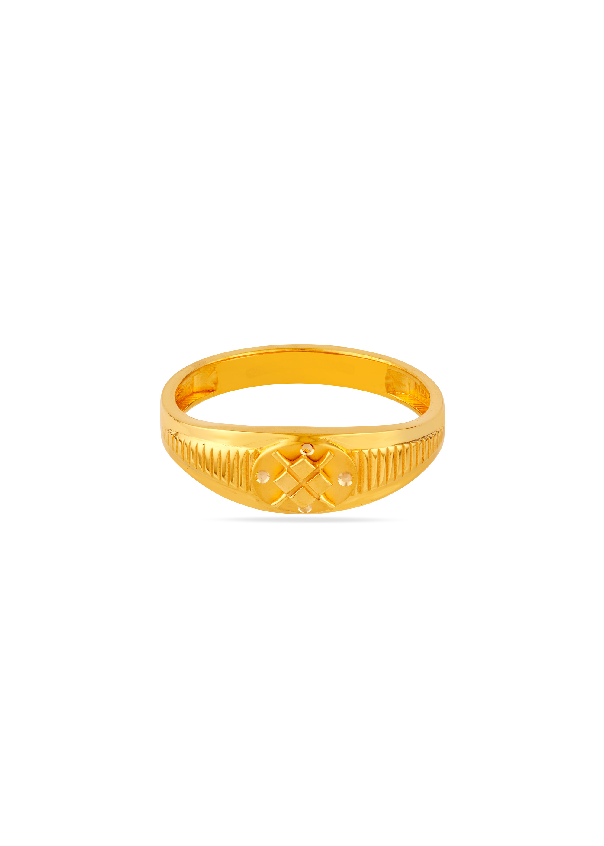 Cloudstone Matte 22K Gold Finger Ring