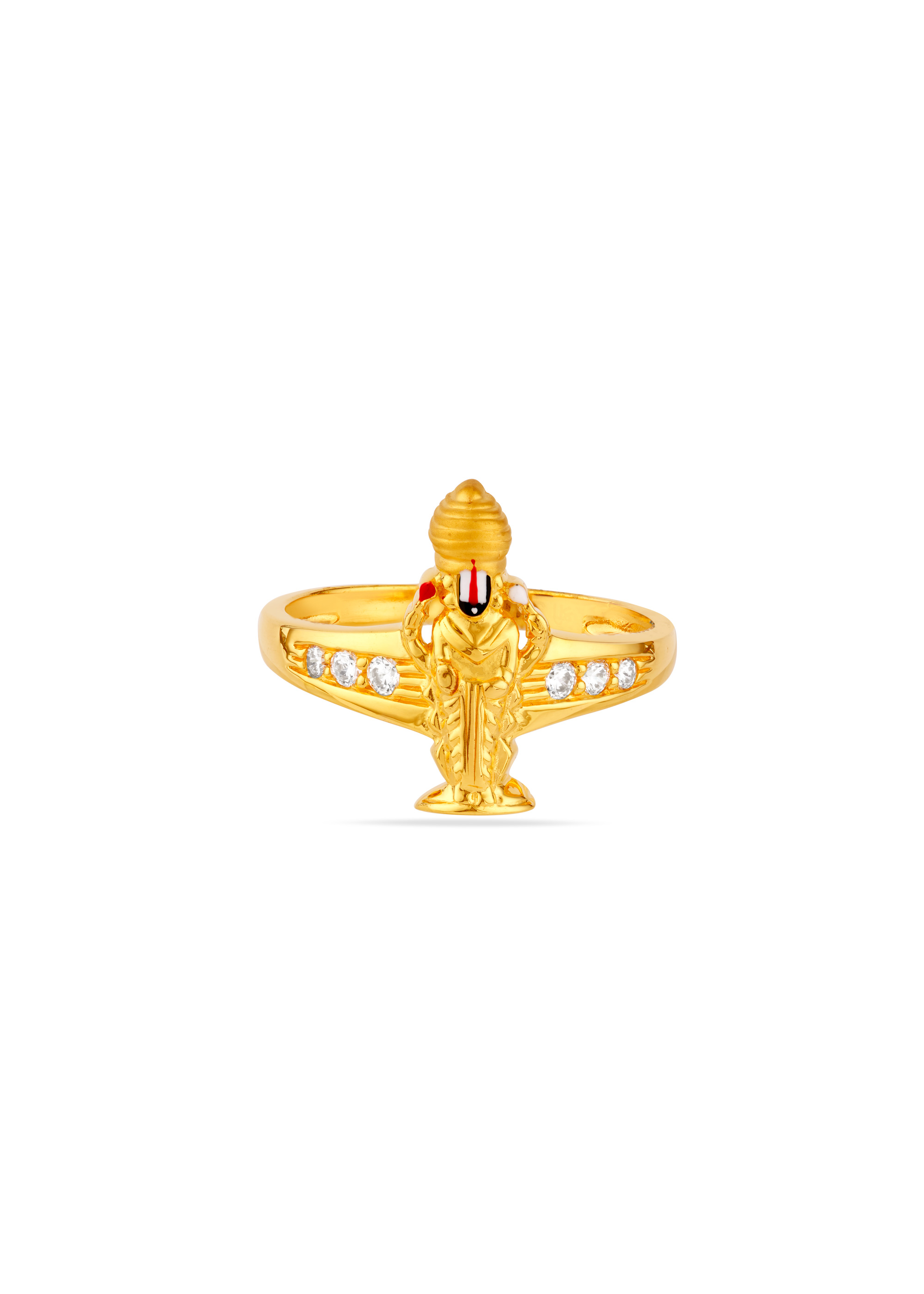 Sacred Flame Govindarajulu 22K Gold Finger Ring