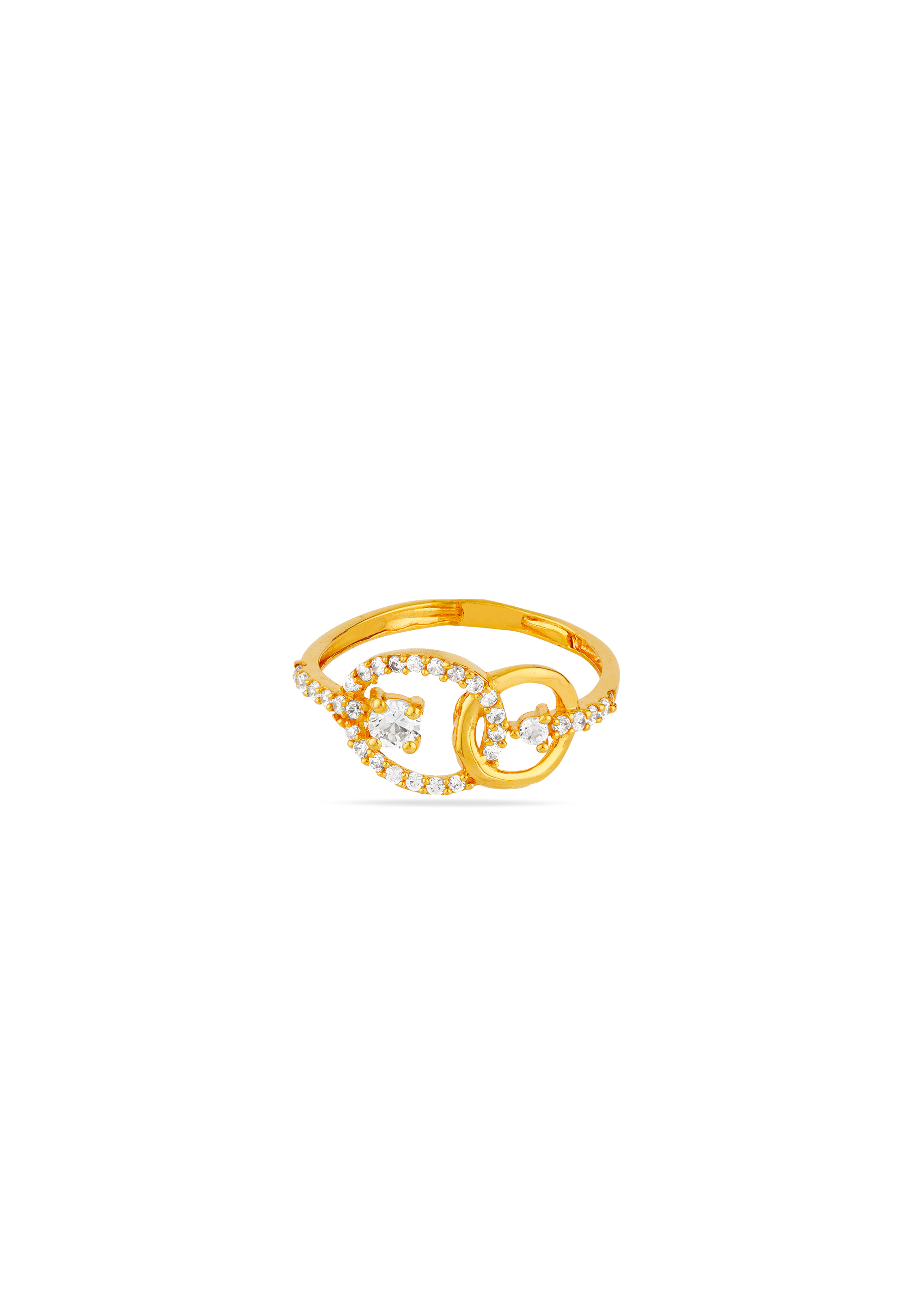 Festival Bloom 22K Gold Multistone Finger Ring