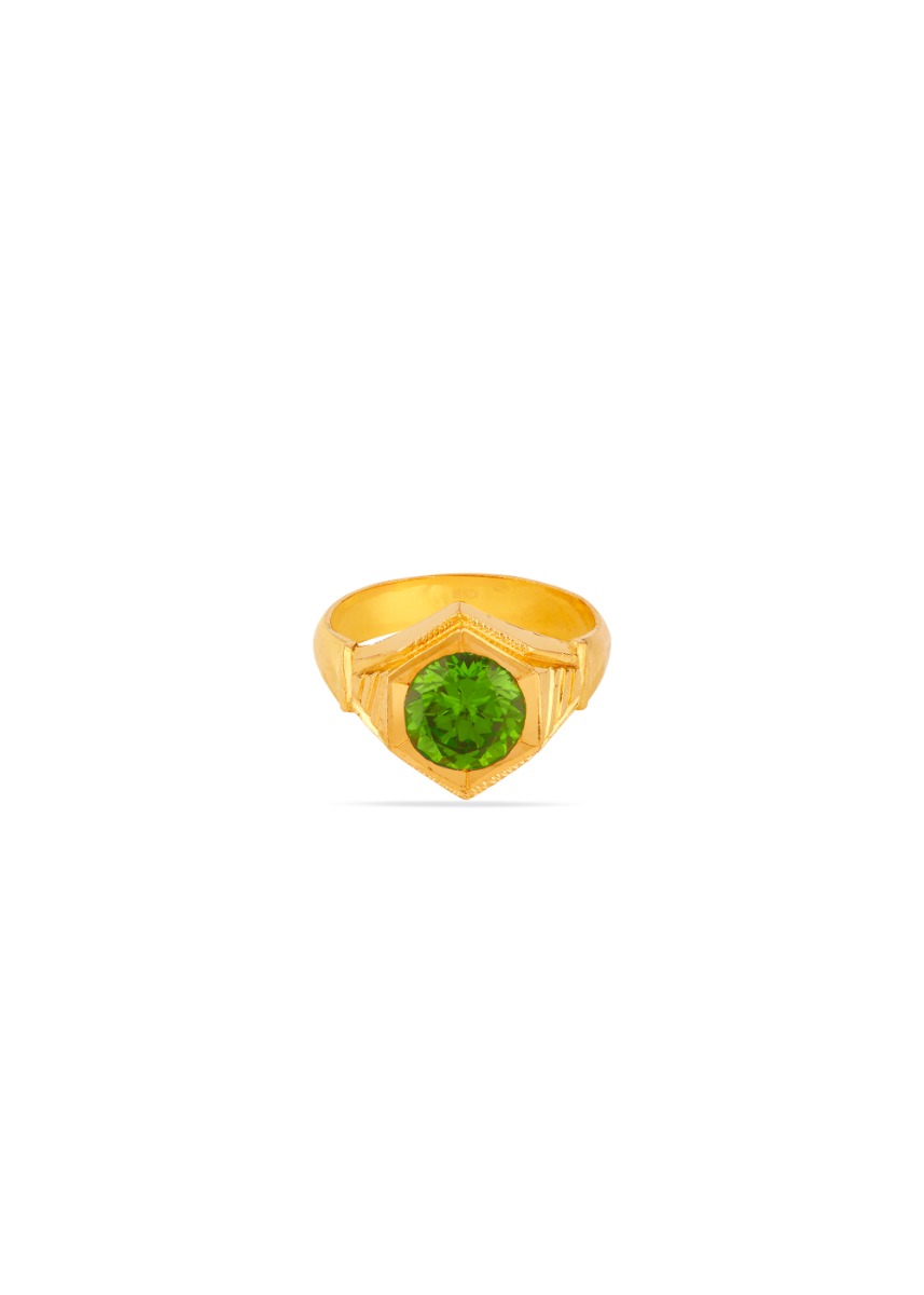 Evergreen Valor 22K Gold Handmade Finger Ring