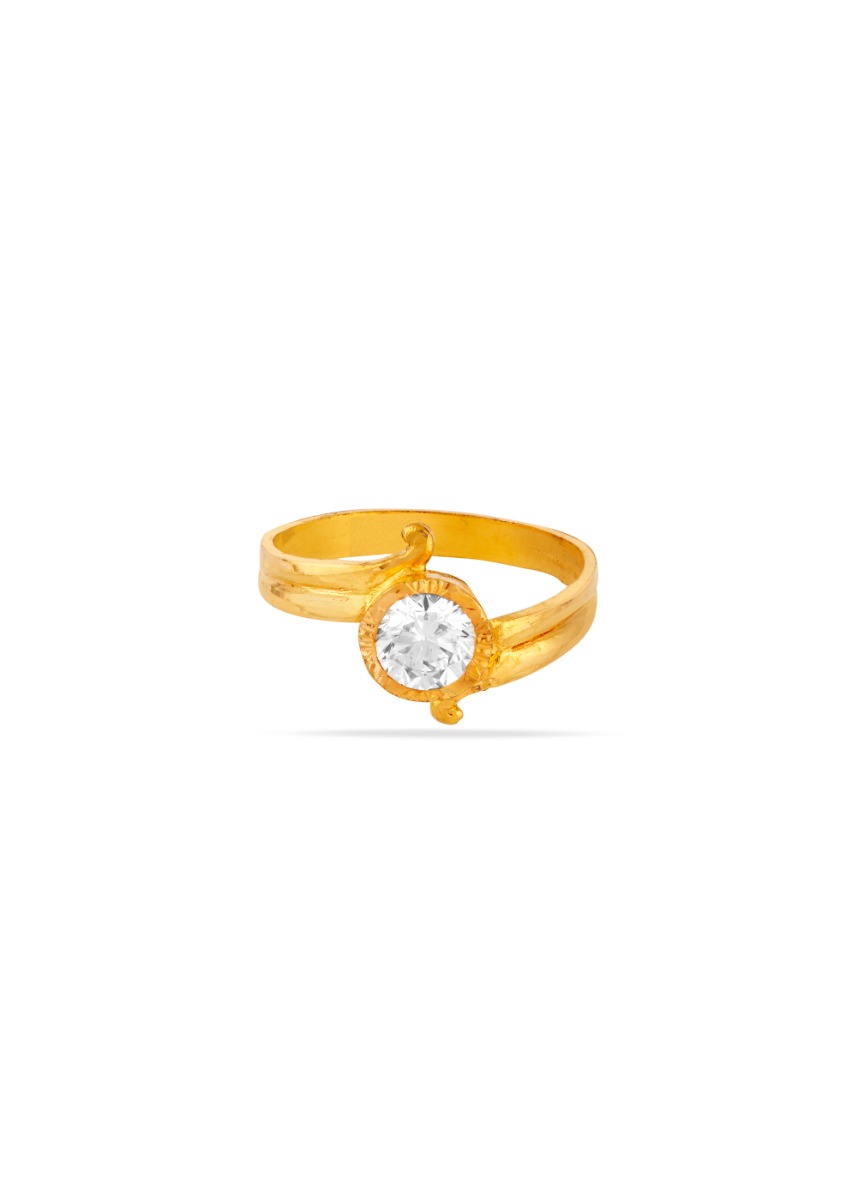 Whispers of Light 22K Gold Finger Ring