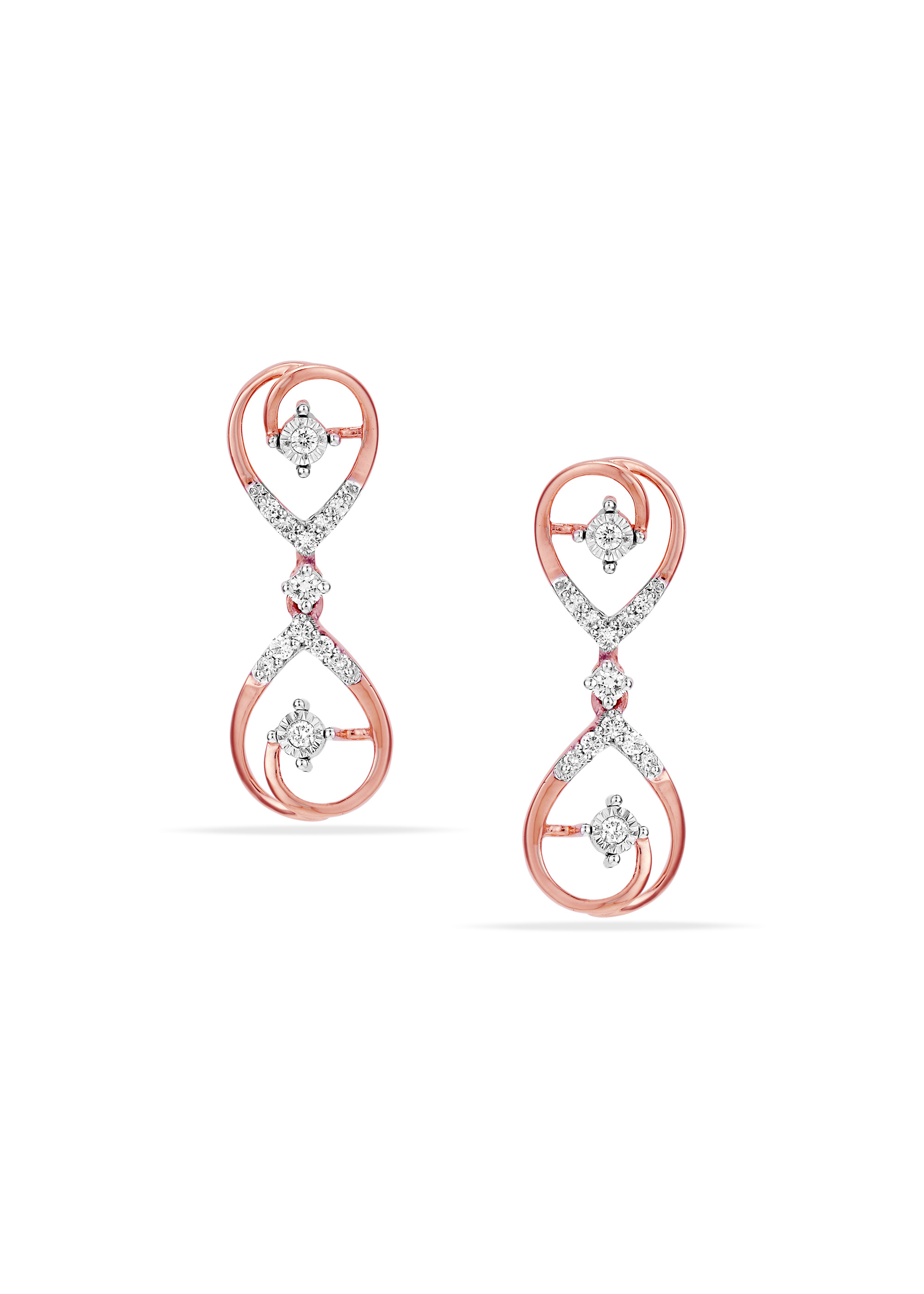 New Beginnings Diamond Hanging Earring
