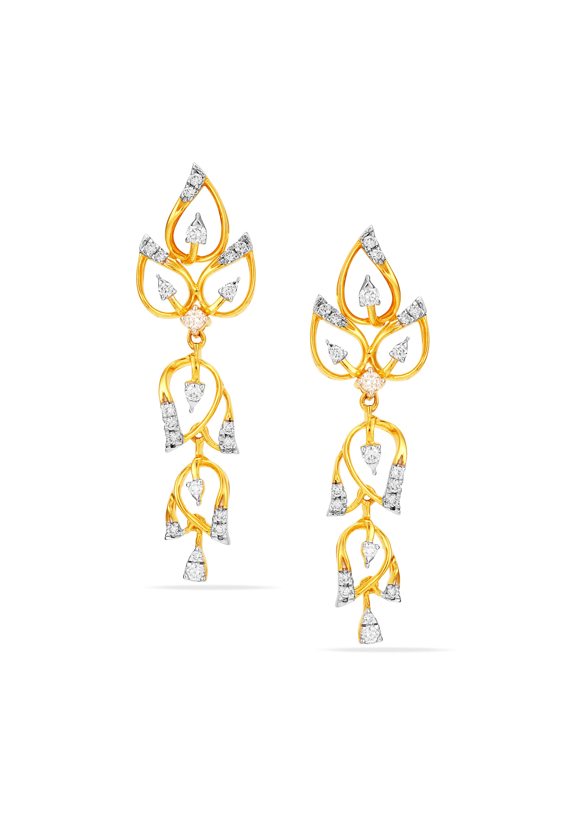 Ultra Light Diamond Hanging Earring