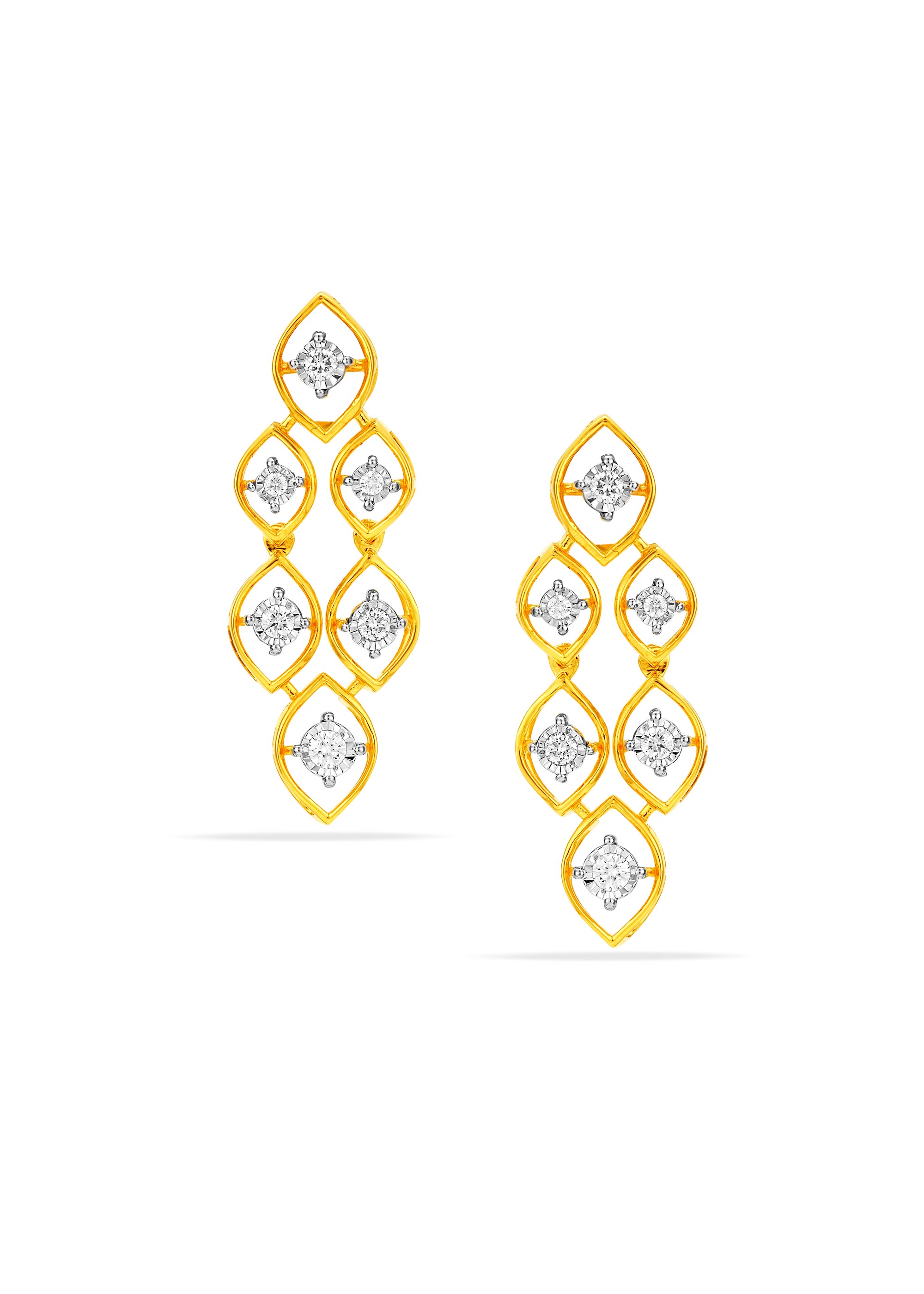 Heritage Indian Diamond Stud Earring