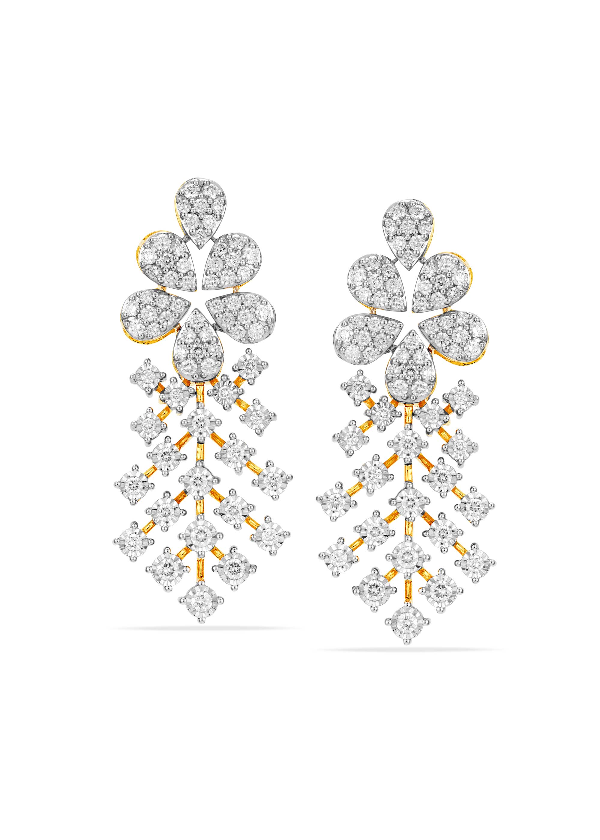 Versatile Two-Tone Earrings