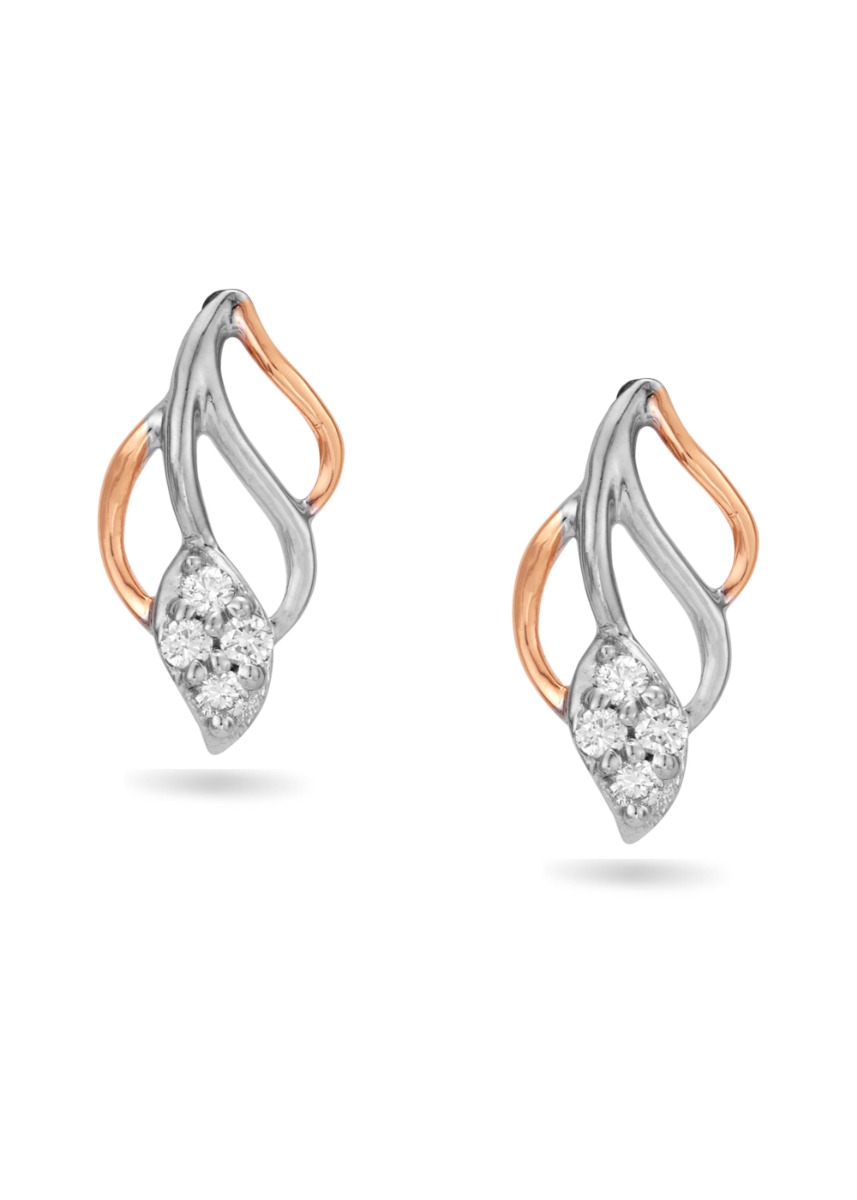 Heritage Glamour Diamond Stud Earring