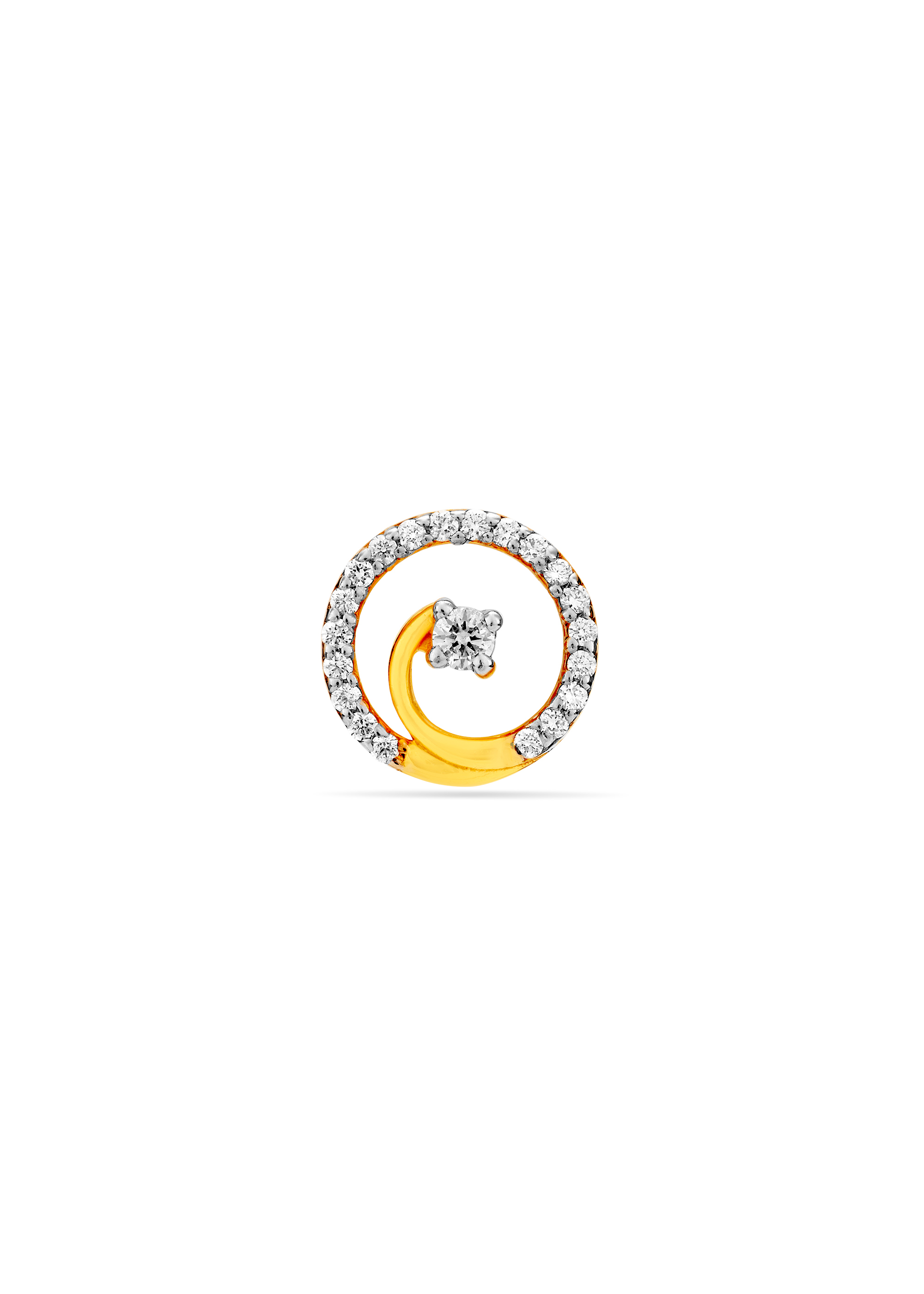 Refined Ease Diamond Nose Pin