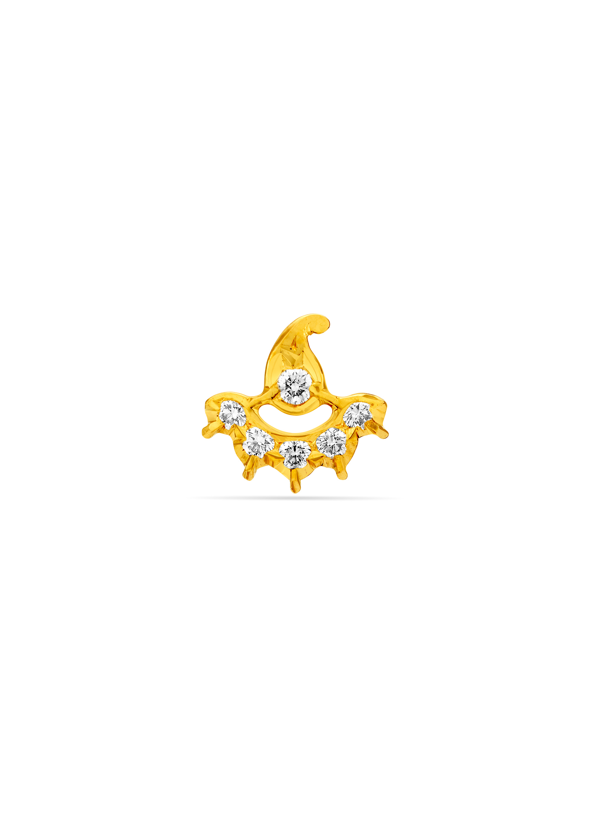 Traditional Aura Diamond Nose Pin