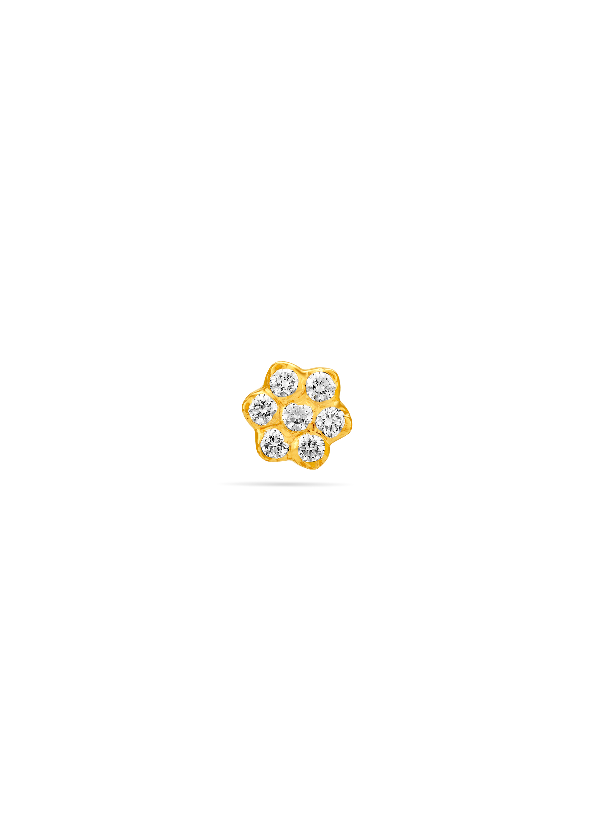 Enduring Shinning Beauty Diamond Nose Pin