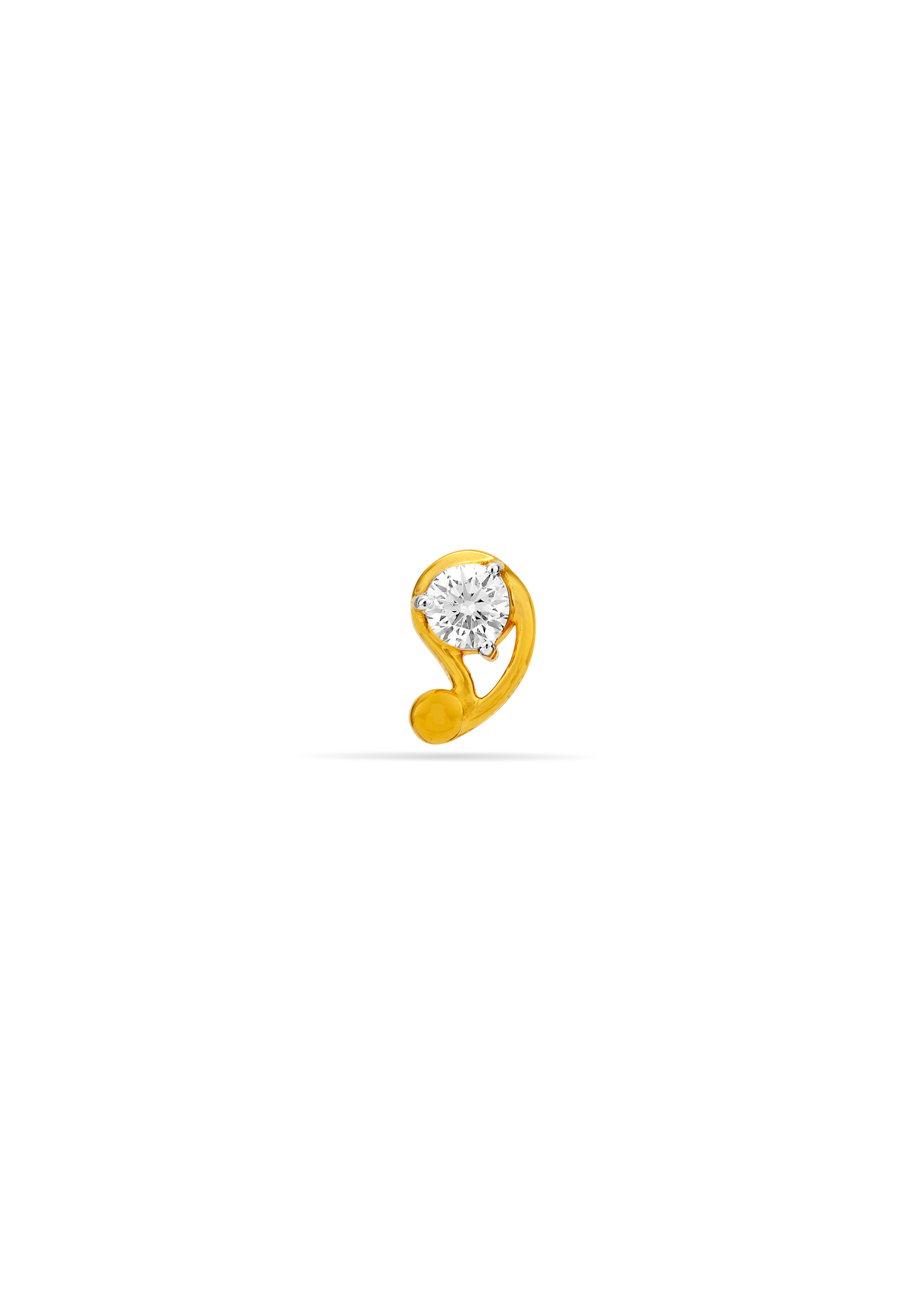 Singular Sparkle Brilliance Diamond Nose Pin