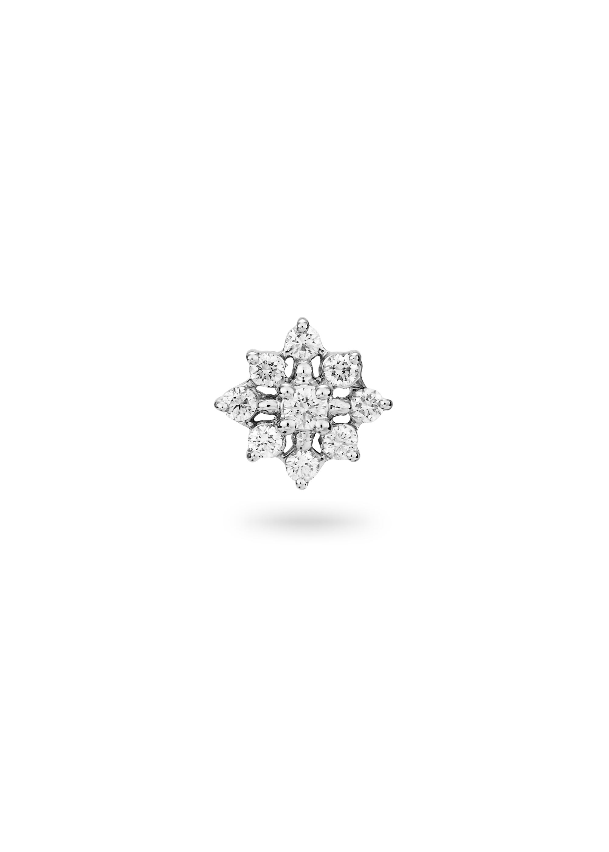 Grace of the Nature Diamond Nose Pin
