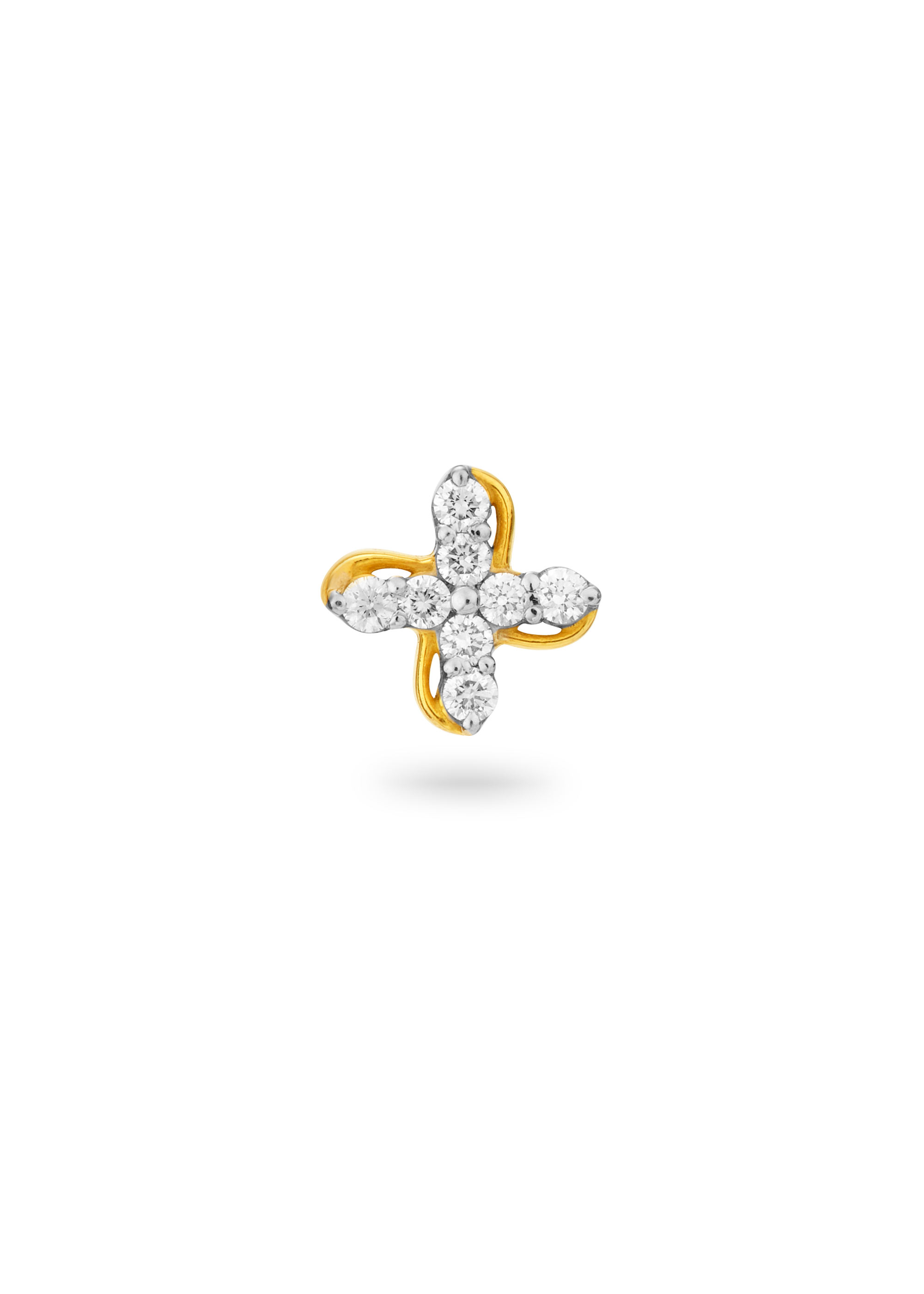Radiant Charm Diamond Nose Pin