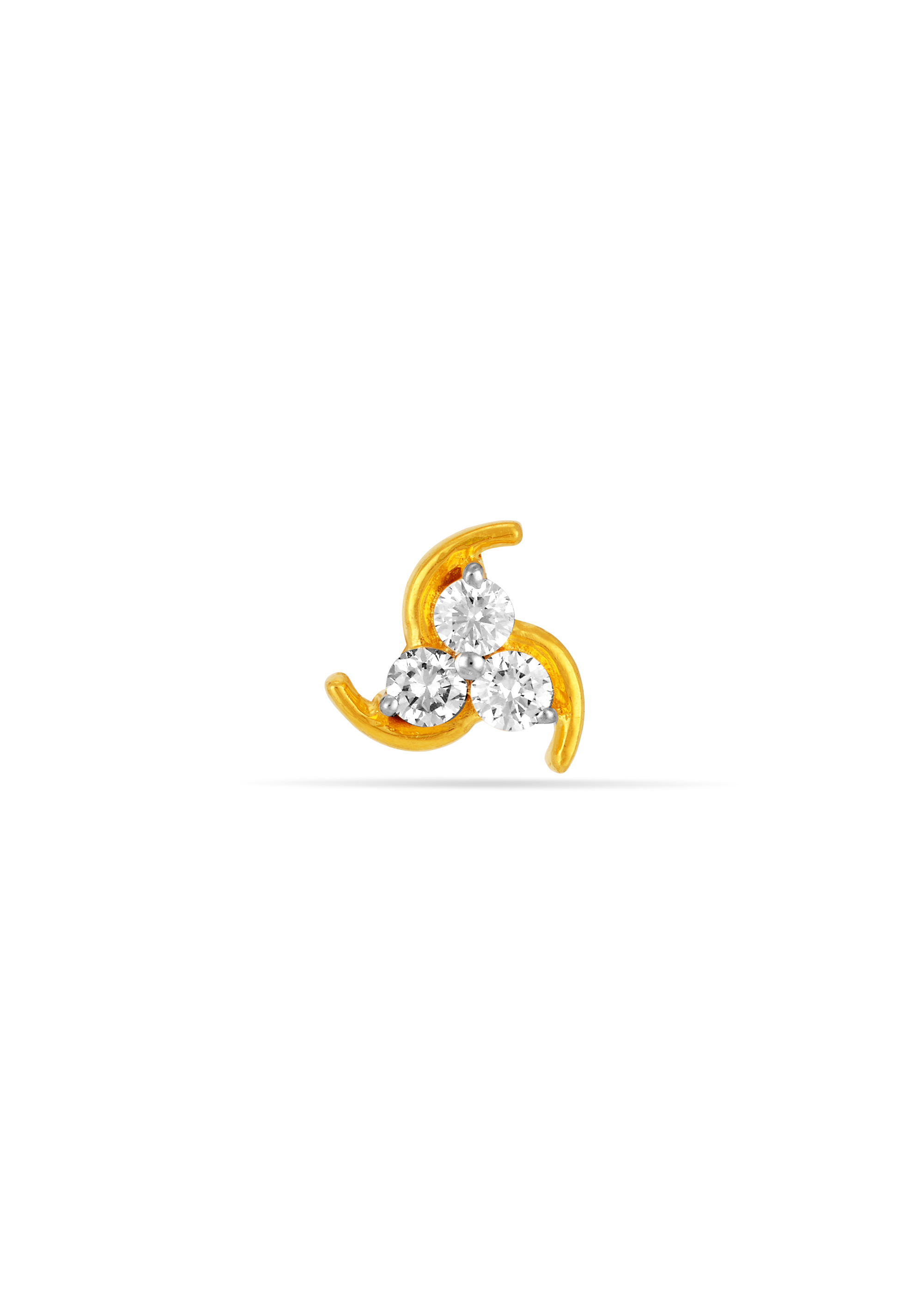 Ageless Flower Diamond Nose Pin