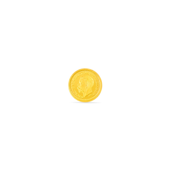 Precision Embossed 1 Gram 22K Gold Coin