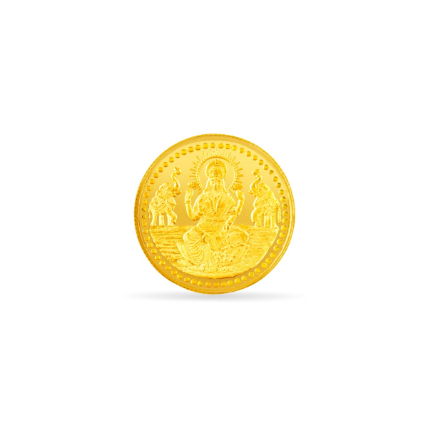 Sophisticated Lakshmi 5 Gram 22K Gold Coin