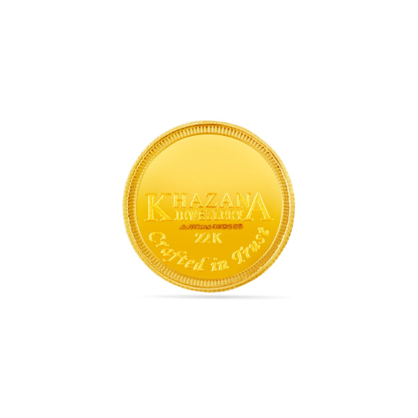 Golden Saga Stamped 8 Gram 22K Gold Coin