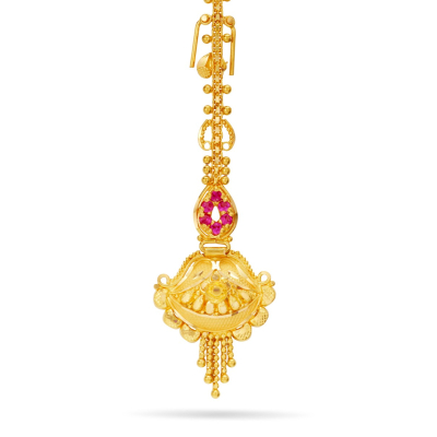 Bombay Wedding 22K Gold Stone Maang Tikka
