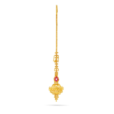 Bombay Wedding 22K Gold Stone Maang Tikka