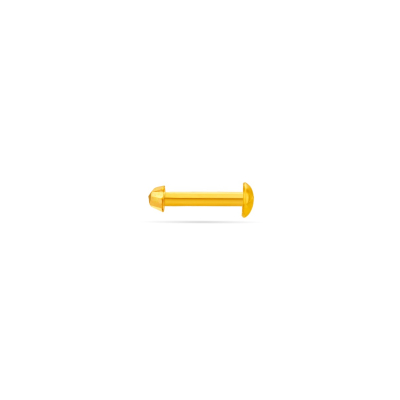 Everyday Sophistication 22K Gold Ball Nose Pin