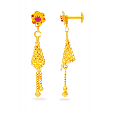 Kerala Tower 22K Gold Style Earring