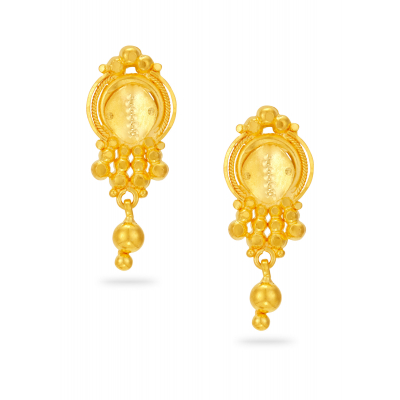 Simple Baby 22K Gold Hanging Earring