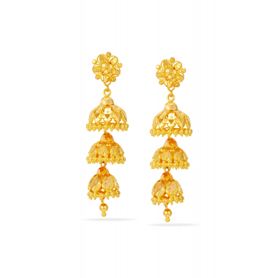 Simplicity Trending 22K Gold Jhumka Earring