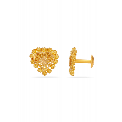 Golden Heritage 22K Gold Stud Earring