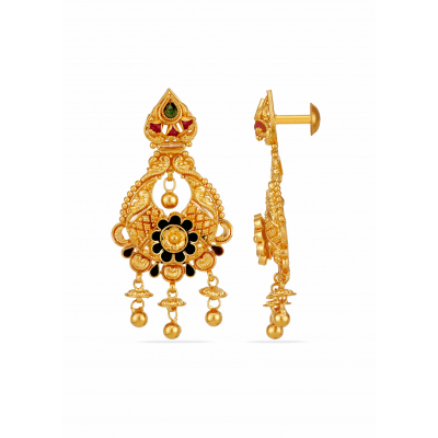 Heritage Aura Muse 22K Gold Earring