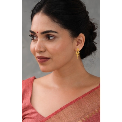 Heritage Glow 22K Gold Chandballi Earring