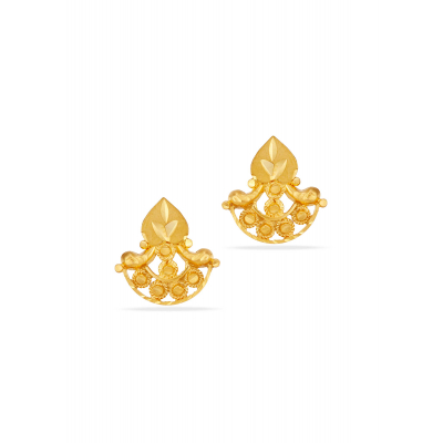 Tiny Tradition 22K Gold Baby Stud Earring