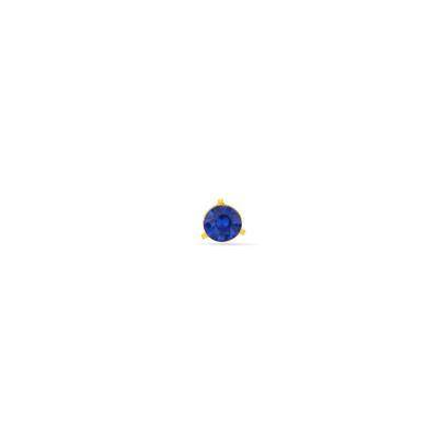 Eternal Glow 22K Gold Traditional Nose Pin