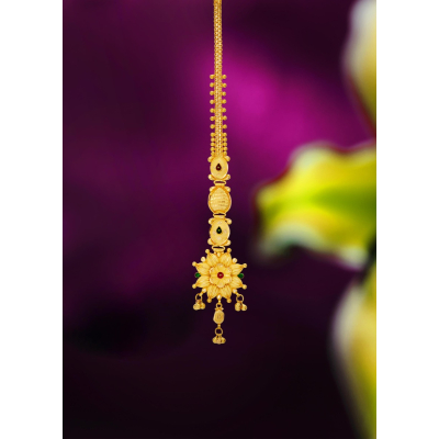 Nakshatra Glam 22K Gold Fancy Maang Tikka