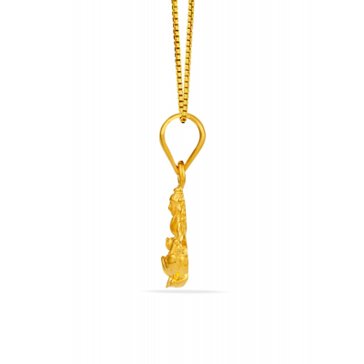 Lakshmi Devotional 22K Gold Pendant