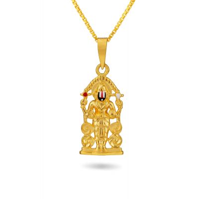 Divine Aura 22K Gold Balaji Pendant