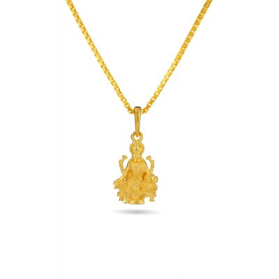 Goddess Lakshmi Grace 22K Gold Pendant