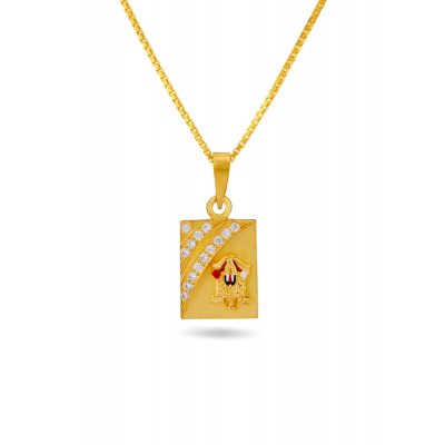 Balaji Radiance 22K Gold Pendant