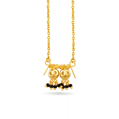 Handmade Traditional 22K Gold Thali Pendant