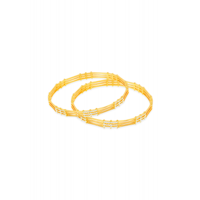 Intricate Architectural 22K Gold Masterpiece Bangle