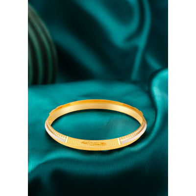 Jaguar Inspired 22K Gold Men's Kada