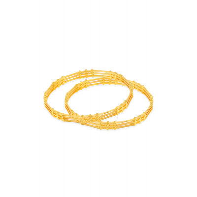 Architectural Masterpiece 22K Gold Bangle