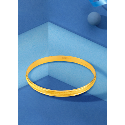Geometric Precision 22K Gold Men's Kada