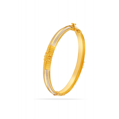 Men's Clip-Type 22K Gold Kada
