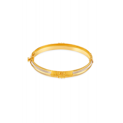 Men's Clip-Type 22K Gold Kada