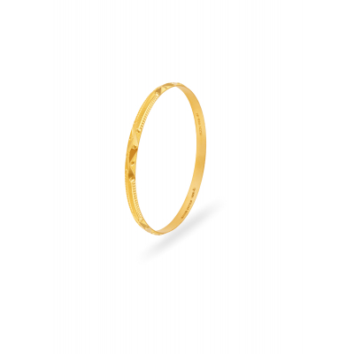 Elegant Solid 22K Gold Bangle