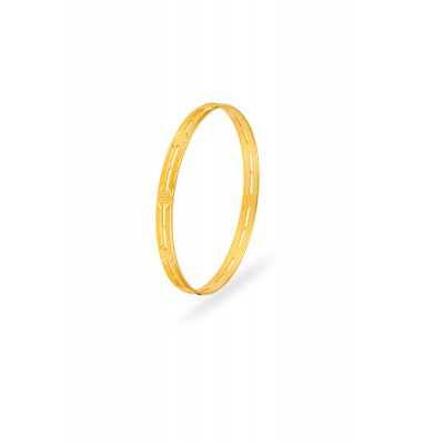 Eternal Handcrafted Touch 22K Gold Bangle